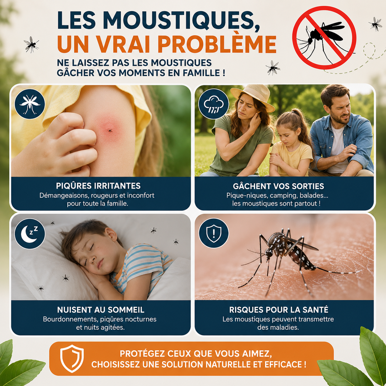 Patchs Anti-Moustiques aux Huiles Essentielles