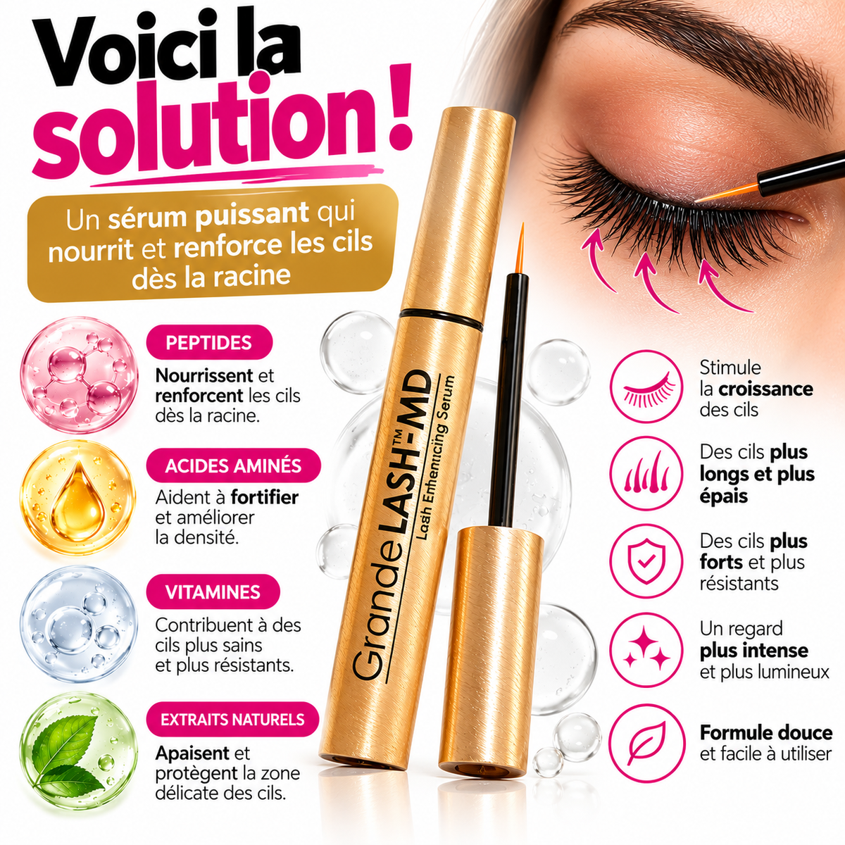 grandelash serum activateur de cils 2ml