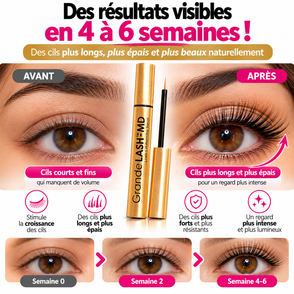 grandelash serum activateur de cils 2ml